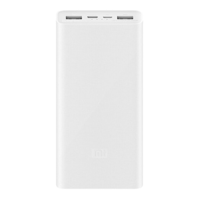 Портативный аккумулятор Xiaomi Mi Power Bank 3 20000mAh 18W (PLM18ZM) Белый Портативный аккумулятор Xiaomi Mi Power Bank 3 20000mAh 18W (PLM18ZM) Белый
