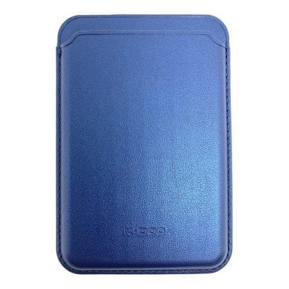 Чехол-бумажник для iPhone K-DOO Leather Wallet MagSafe Синий