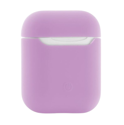 Чехол для Apple AirPods 1/2 Silicone Case Lilac, сиреневый