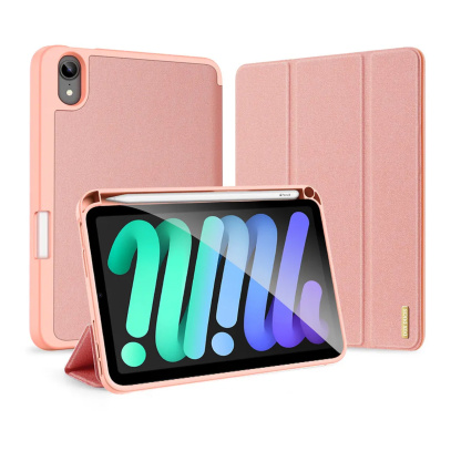 Чехол книжка для iPad Pro 11" M4 Dux Ducis Domo Series Pink, розовый