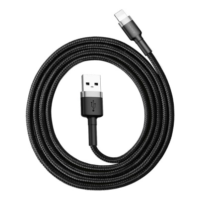 USB кабель Baseus Kevlar Cable разъем Lightning (CALKLF-BG1) Черный