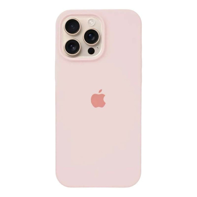 Чехол Silicone Case для Apple iPhone 16 Pro Max с MagSafe Light Pink, светло-розовый