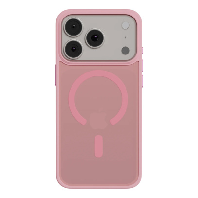 Чехол для iPhone 18 Pro Max с MagSafe AceCase Soft Rim Розовый
