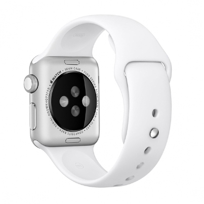 Силиконовый ремешок для Apple Watch 42/44 мм White, белый