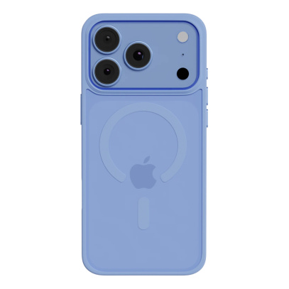 Чехол для iPhone 18 Pro Max с MagSafe AceCase Soft Rim Голубой