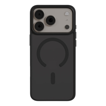 Чехол для iPhone 18 Pro Max с MagSafe AceCase Soft Rim Чёрный