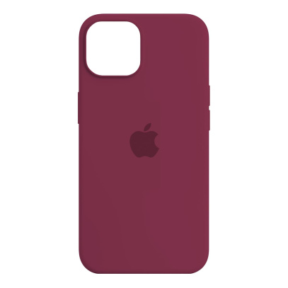 Чехол Silicone Case для Apple iPhone 14 Сливовый
