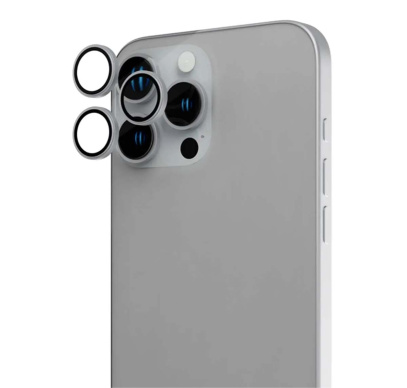 Защитное стекло для камеры iPhone 16 Pro/16 Pro Max SUPGLASS Anti Glare Camera lens glass (XC-31) Silver