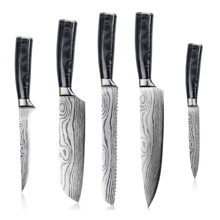 Набор кухонных ножей Spetime 5-Pieces Kitchen Knife Set (G05-BL) Черный Набор кухонных ножей Spetime 5-Pieces Kitchen Knife Set (G05-BL) Черный