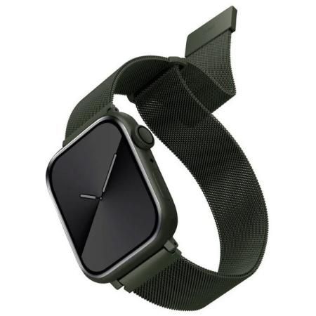 Ремешок UNIQ для Apple Watch 38/40/41 мм Dante Strap Mesh Steel (41MM-DANGRN) Зеленый Ремешок UNIQ для Apple Watch 38/40/41 мм Dante Strap Mesh Steel (41MM-DANGRN) Зеленый