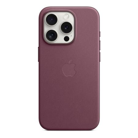 Чехол FineWoven Case для Apple iPhone 15 Pro с MagSafe Mulberry, фиолетовый Чехол FineWoven Case для Apple iPhone 15 Pro с MagSafe Mulberry, фиолетовый