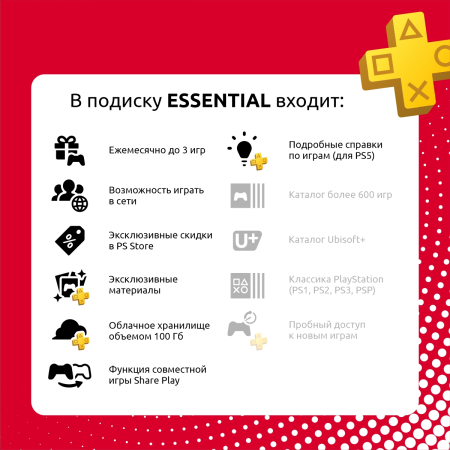 ПО: PS Plus Essential на 3 месяца (Турция) ПО: PS Plus Essential на 3 месяца (Турция)