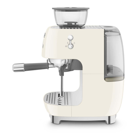 Кофемашина эспрессо со встроенной кофемолкой SMEG 50s style (EGF03CREU) Кремовый Кофемашина эспрессо со встроенной кофемолкой SMEG 50s style (EGF03CREU) Кремовый