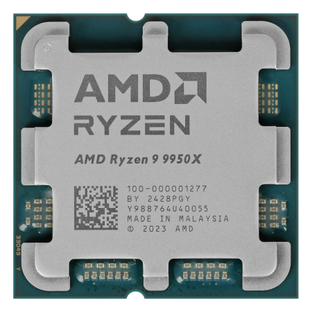 Процессор AMD Ryzen 9 9950X, 4.30 ГГц (Turbo 5.70 ГГц), AM5, OEM (100-000001277)