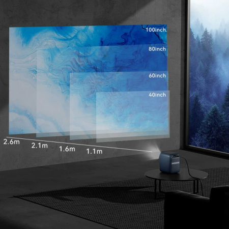 Проектор Xiaomi Wanbo Projector T2 Max New (AI Auto-Focus/450 ANSI/High-Res/Low Noise) Белый Проектор Xiaomi Wanbo Projector T2 Max New (AI Auto-Focus/450 ANSI/High-Res/Low Noise) Белый