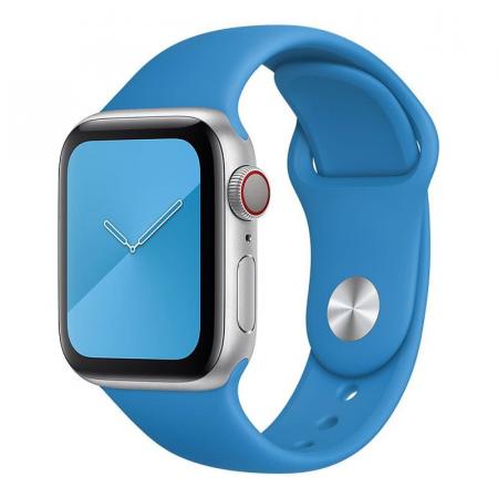 Силиконовый ремешок COTEetCI Silicone Sport Band для Apple Watch 42/44 мм Blue, синий Силиконовый ремешок COTEetCI Silicone Sport Band для Apple Watch 42/44 мм Blue, синий