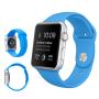 Силиконовый ремешок для Apple Watch 38/40 мм Blue, голубой Силиконовый ремешок для Apple Watch 38/40 мм Blue, голубой