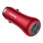 Автомобильное зарядное устройство Baseus 2 USB Quick Charge 18W Gentry Series Красный Автомобильное зарядное устройство Baseus 2 USB Quick Charge 18W Gentry Series Красный