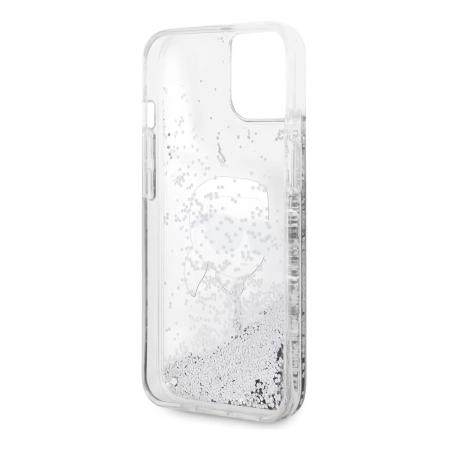 Чехол Karl Lagerfeld для iPhone 15 Liquid Glitter NFT Karl head Hard (KLHCP15SLNKHCH) Серебристый Чехол Karl Lagerfeld для iPhone 15 Liquid Glitter NFT Karl head Hard (KLHCP15SLNKHCH) Серебристый