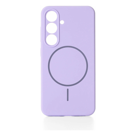 Чехол для Samsung Galaxy S25 Silicone Case c MagSafe Фиолетовый Чехол для Samsung Galaxy S25 Silicone Case c MagSafe Фиолетовый