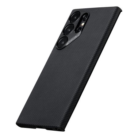 Чехол для Samsung Galaxy S24 Ultra Pitaka MagEZ 4 Case кевлар (KS2401U) Черный Чехол для Samsung Galaxy S24 Ultra Pitaka MagEZ 4 Case кевлар (KS2401U) Черный