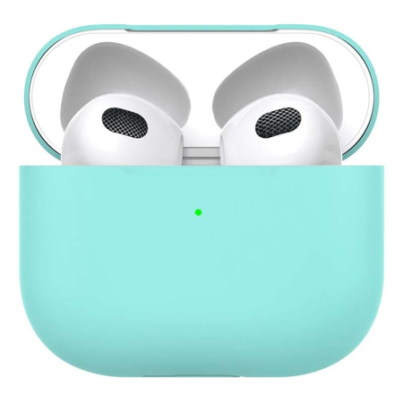 Силиконовый чехол для AirPods 3 Deppa Ultra Slim (47325) Мятный Силиконовый чехол для AirPods 3 Deppa Ultra Slim (47325) Мятный
