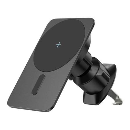 Автомобильный держатель с беспроводной зарядкой WiWU Liberator magnetic wireless charger (Wi-Q001) Черный Автомобильный держатель с беспроводной зарядкой WiWU Liberator magnetic wireless charger (Wi-Q001) Черный