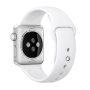 Силиконовый ремешок для Apple Watch 38/40/41 мм White, белый Силиконовый ремешок для Apple Watch 38/40/41 мм White, белый