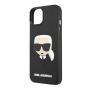 Чехол Karl Lagerfeld для iPhone 14 3D Rubber Karl's head Hard (KLHCP14SKH3DBK) Черный Чехол Karl Lagerfeld для iPhone 14 3D Rubber Karl's head Hard (KLHCP14SKH3DBK) Черный
