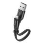 USB кабель Baseus Nimble iP Portable разъем Lightning, 23 см (CALMBJ-B01) Черный USB кабель Baseus Nimble iP Portable разъем Lightning, 23 см (CALMBJ-B01) Черный