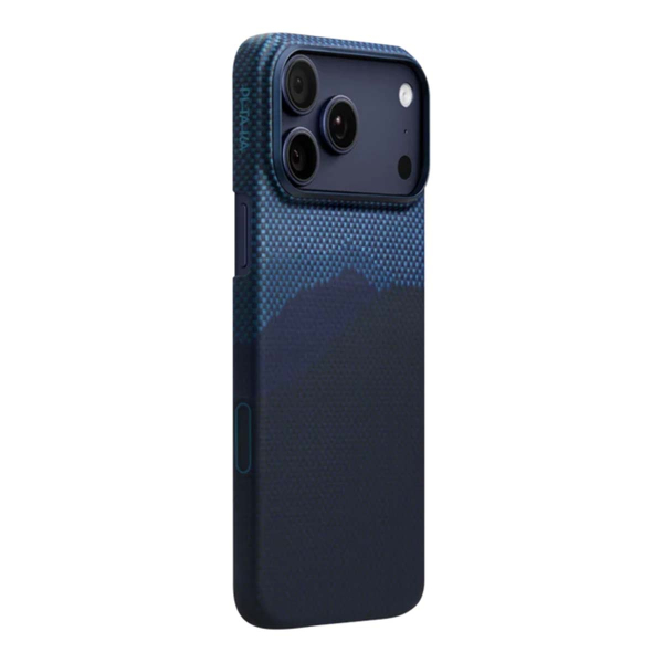 Чехол для iPhone 17 Pro с MagSafe Pitaka Ultra-Slim Case (Over the horizon) Синий