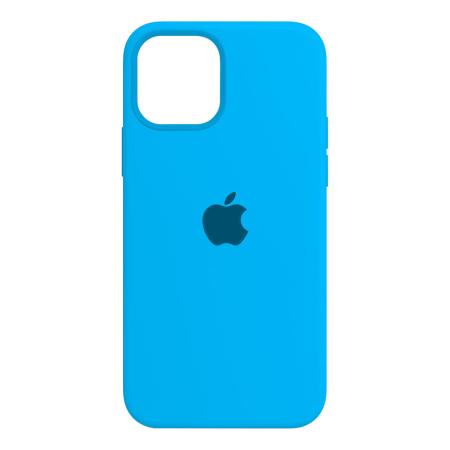 Чехол Silicone Case для Apple iPhone 12/12 Pro Ярко-голубой Чехол Silicone Case для Apple iPhone 12/12 Pro Ярко-голубой