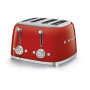 Тостер на 4 ломтика SMEG 50s style (TSF03RDEU) Красный Тостер на 4 ломтика SMEG 50s style (TSF03RDEU) Красный