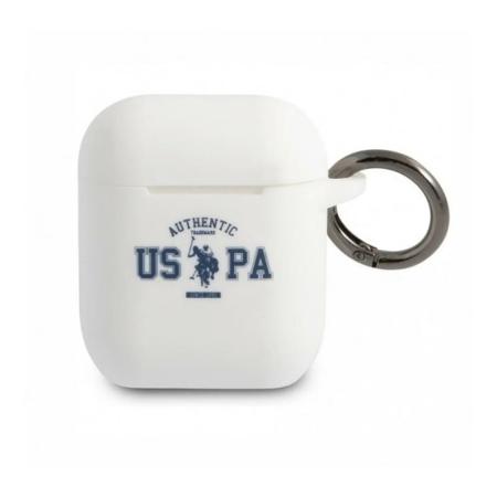 Чехол с карабином CG Mobile для Airpods 2 U.S. POLO ASSN. (USACA2SATH) Белый Чехол с карабином CG Mobile для Airpods 2 U.S. POLO ASSN. (USACA2SATH) Белый