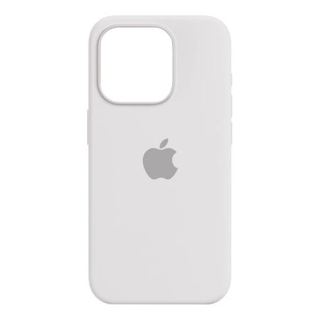 Чехол Silicone Case для Apple iPhone 15 Pro с MagSafe White, белый Чехол Silicone Case для Apple iPhone 15 Pro с MagSafe White, белый