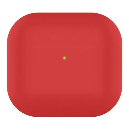 Силиконовый чехол для AirPods 3 Deppa Ultra Slim (47324) Красный Силиконовый чехол для AirPods 3 Deppa Ultra Slim (47324) Красный