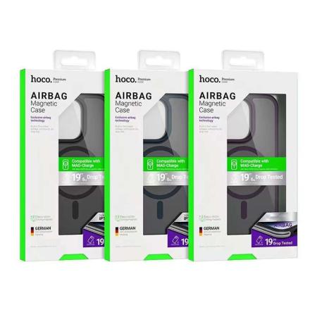Чехол hoco. AIRBAG Magnetic Case для Apple iPhone 15 Pro (AS5) Синий Чехол hoco. AIRBAG Magnetic Case для Apple iPhone 15 Pro (AS5) Синий