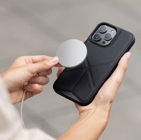 Чехол для iPhone 14 Pro Max с MagSafe UNIQ Transforma (IP6.7PM(2022)-TRSFMBLK) Черный Чехол для iPhone 14 Pro Max с MagSafe UNIQ Transforma (IP6.7PM(2022)-TRSFMBLK) Черный