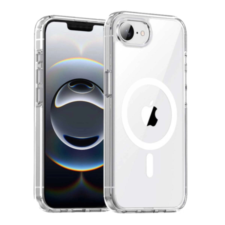 Чехол для iPhone 16e Gurdini с MagSafe Прозрачный Чехол для iPhone 16e Gurdini с MagSafe Прозрачный
