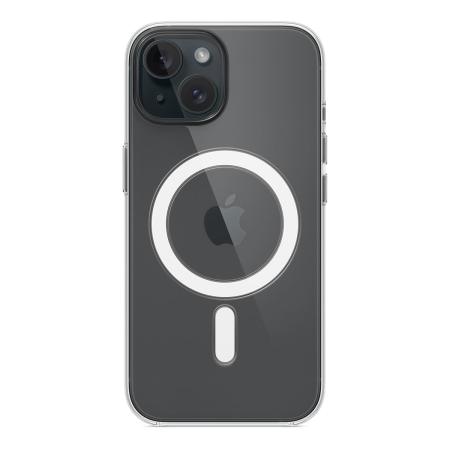 Чехол Clear Case MagSafe для iPhone 15 Прозрачный Чехол Clear Case MagSafe для iPhone 15 Прозрачный
