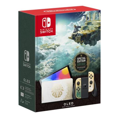 Игровая консоль Nintendo Switch OLED 64Gb The Legend of Zelda: Tears of the Kingdom Edition, золотистый Игровая консоль Nintendo Switch OLED 64Gb The Legend of Zelda: Tears of the Kingdom Edition, золотистый