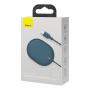 Беспроводное зарядное устройство 15w Baseus Light Magnetic Wireless Charger, Type-C кабель 1,5 м (WXQJ-03) Синий Беспроводное зарядное устройство 15w Baseus Light Magnetic Wireless Charger, Type-C кабель 1,5 м (WXQJ-03) Синий