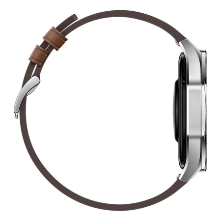 Часы HUAWEI Watch GT 5 Silver, 46 мм, цвет корпуса серебряный, цвет ремешка коричневый Часы HUAWEI Watch GT 5 Silver, 46 мм, цвет корпуса серебряный, цвет ремешка коричневый