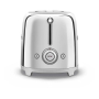 Тостер на 2 ломтика SMEG 50s style (TSF01SSEU) Хром Тостер на 2 ломтика SMEG 50s style (TSF01SSEU) Хром