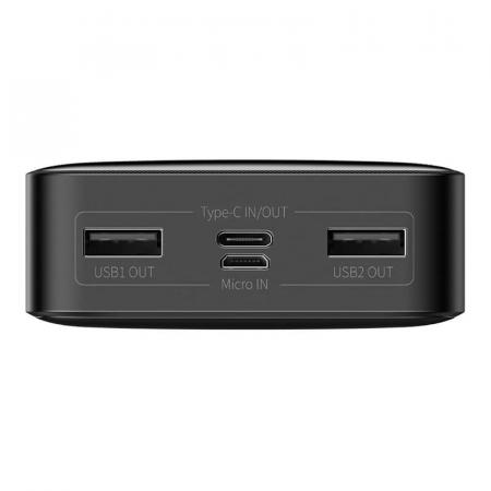 Внешний аккумулятор Baseus Bipow Digital Display Power Bank 20000mAh 15W PPBD20 (PPDML-J01) Черный Внешний аккумулятор Baseus Bipow Digital Display Power Bank 20000mAh 15W PPBD20 (PPDML-J01) Черный