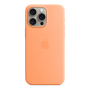 Чехол Silicone Case для Apple iPhone 15 Pro Max с MagSafe Orange Sorbet, оранжевый Чехол Silicone Case для Apple iPhone 15 Pro Max с MagSafe Orange Sorbet, оранжевый