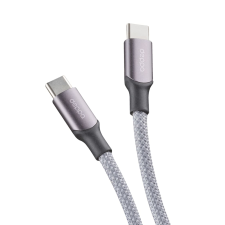 Дата-кабель Deppa Magneto, USB-C - USB-C, 100Вт, 1,5 м, магнитный, нейлон (72549) Серый Дата-кабель Deppa Magneto, USB-C - USB-C, 100Вт, 1,5 м, магнитный, нейлон (72549) Серый