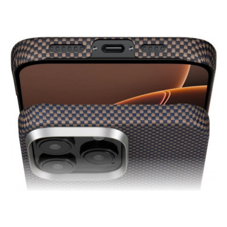 Чехол для iPhone 16 Pro Pitaka Ultra-Slim Case (KI1601SU) Orange, оранжевый Чехол для iPhone 16 Pro Pitaka Ultra-Slim Case (KI1601SU) Orange, оранжевый