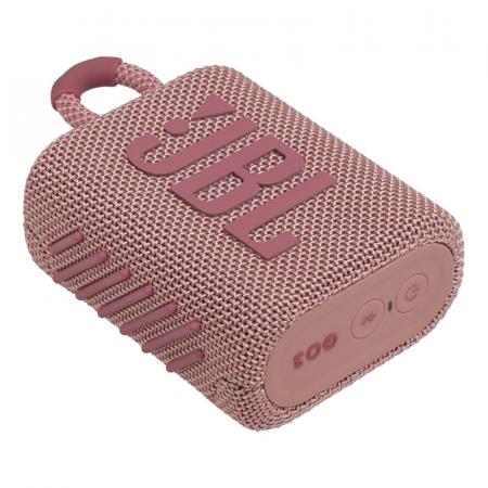 Портативная колонка JBL Go 3 Pink, розовый Портативная колонка JBL Go 3 Pink, розовый