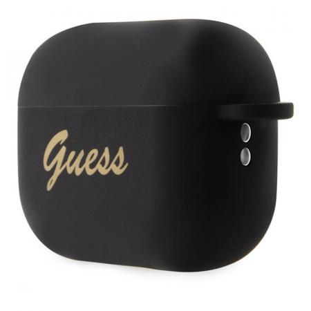 Чехол для AirPods Pro 2 Guess CG Mobile Silicone Script logo with Heart charm (GUAP2LSCHSK) Черный Чехол для AirPods Pro 2 Guess CG Mobile Silicone Script logo with Heart charm (GUAP2LSCHSK) Черный